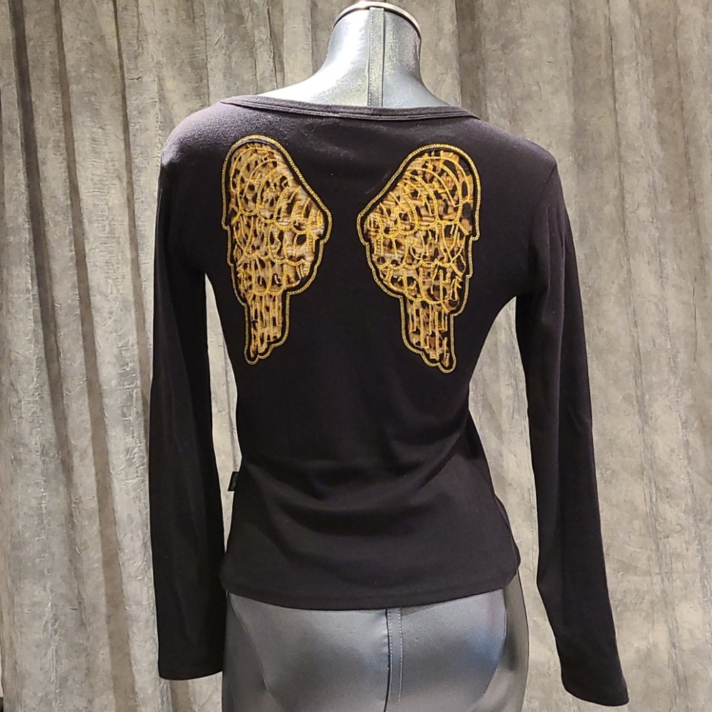 Moschino jeans couture printed top US 6 - Picture 6 of 13